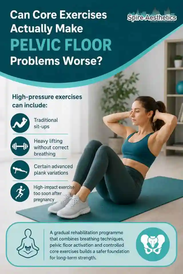 Can Strengthening Your Core Alone Actually Make Pelvic Floor Problems Worse Braintree?